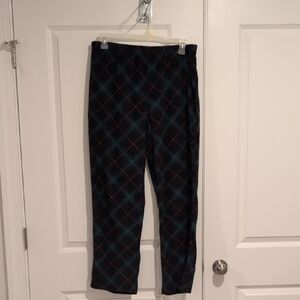 Wonder shop Dark Blue, Green, and Red Plaid Pajama Pants
